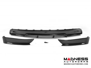 Tesla Model S Rear Diffuser w/ Custom Splitters - Carbon Fiber